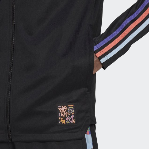 Sudadera Tiro Pride Adidas Negra