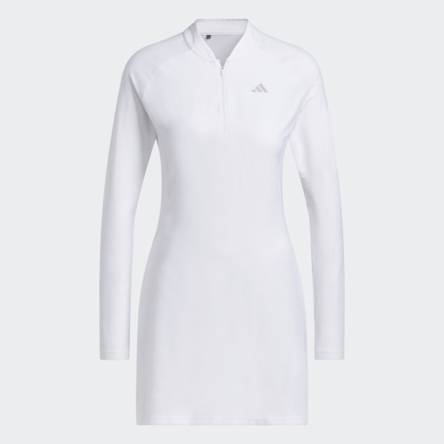 Vestido De Golf Manga Larga Blanco Adidas