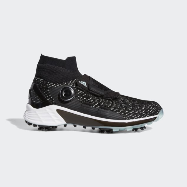 Adidas Zg21 Motion Primegreen Boa Zapatos De Golf De Corte Medio Negro