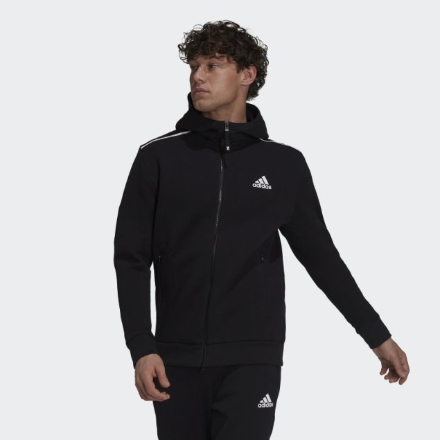 Adidas Z.n.e. Ropa Deportiva Con Capucha Moda Negra