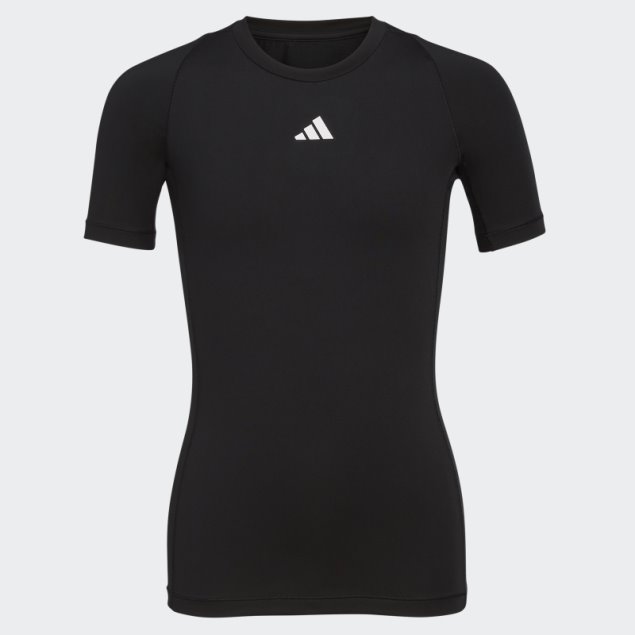 Camiseta Techfit Manga Corta Negra Adidas