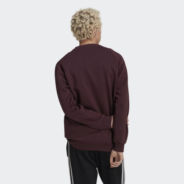 Sudadera Adicolor Classics 3-stripes Crew Adidas Granate