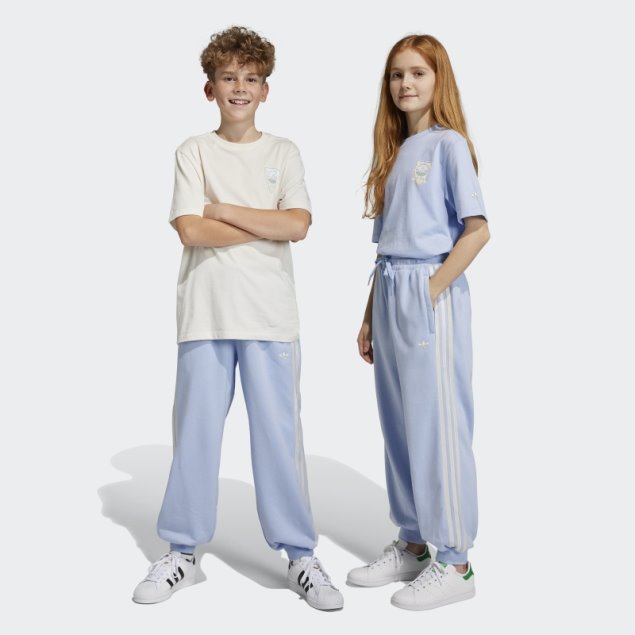 Pantalones De Chándal Con Estampado Gráfico Azul Amanecer Adidas