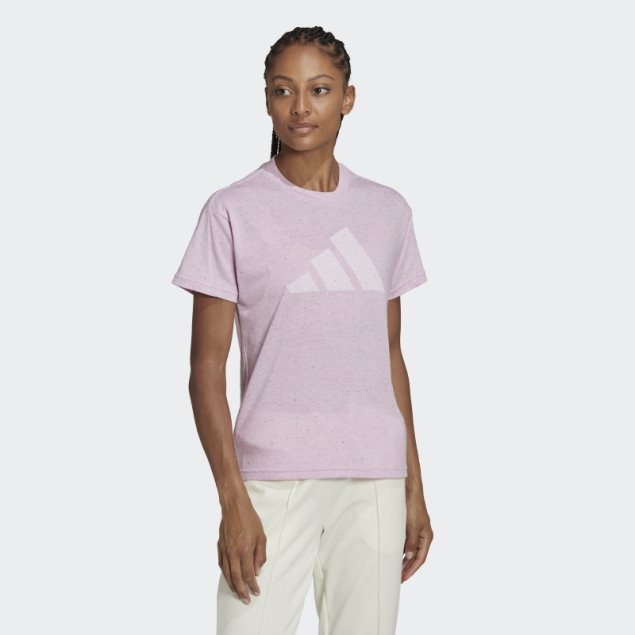 Camiseta Adidas Future Icons Winners 3.0 Lilac Mel Caliente