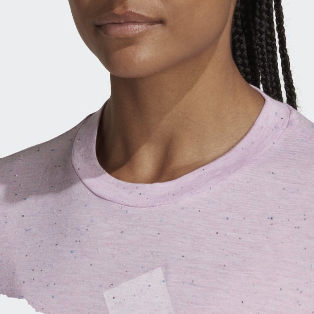 Camiseta Adidas Future Icons Winners 3.0 Lilac Mel Caliente