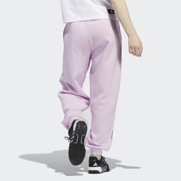 Pantalones Jogger Con Gráfico Floral Lila Adidas