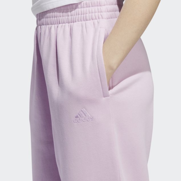 Pantalones Jogger Con Gráfico Floral Lila Adidas