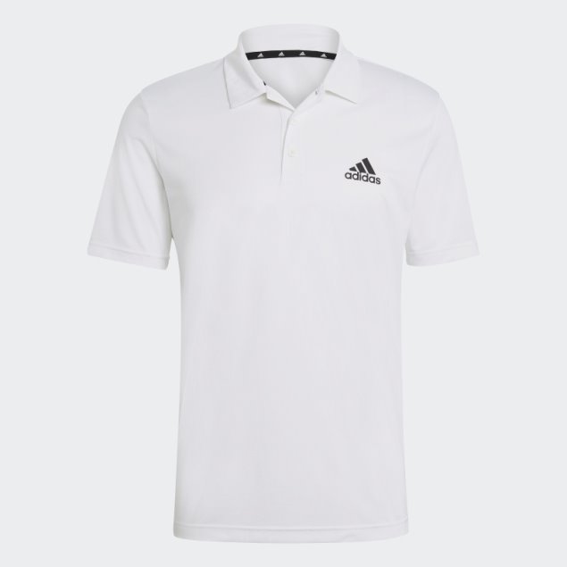 Polo Deportivo Aeroready Diseñado Para Mover Adidas Blanco
