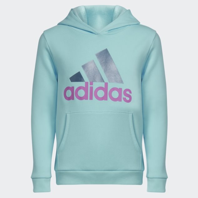 Sudadera Con Capucha De Forro Polar Gráfico Azul Adidas