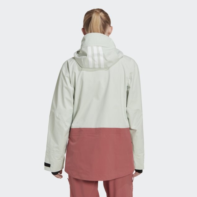 Adidas Terrex Myshelter Chaqueta De Nieve De 3 Capas Gore Tex Roja