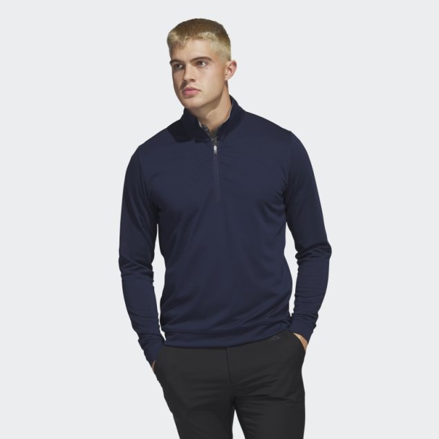 Adidas Sudadera De Golf Elevada Azul Marino