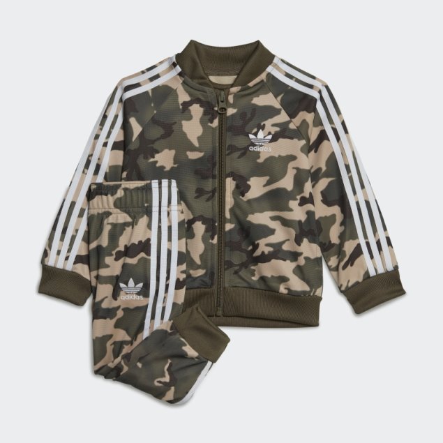 Conjunto Adidas Beige Camo Sst