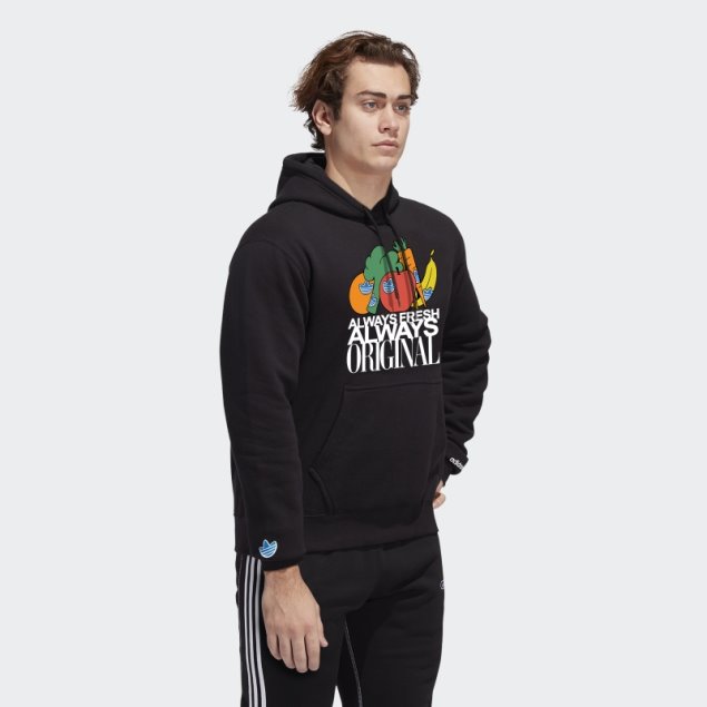 Adidas Originals Sudadera Con Capucha Siempre Fresca Negra