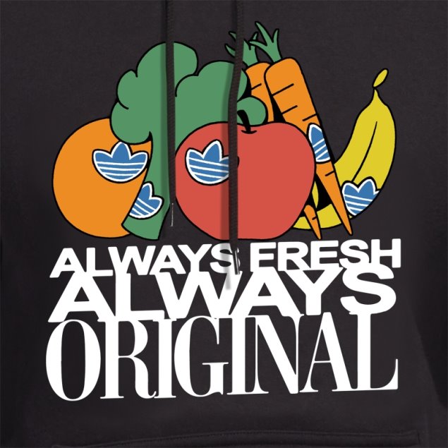 Adidas Originals Sudadera Con Capucha Siempre Fresca Negra