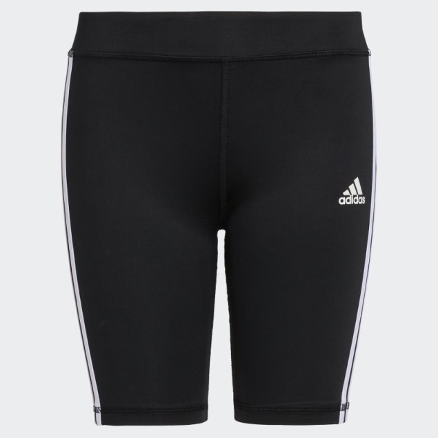 Shorts De Ciclismo De 3 Rayas (talla Grande) Negro Adidas