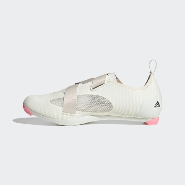 Las Zapatillas De Ciclismo Indoor Blancas Adidas