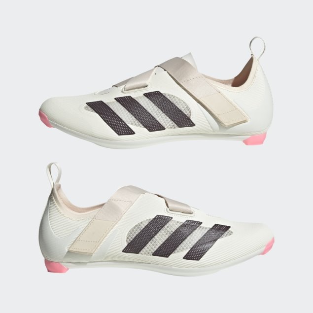 Las Zapatillas De Ciclismo Indoor Blancas Adidas