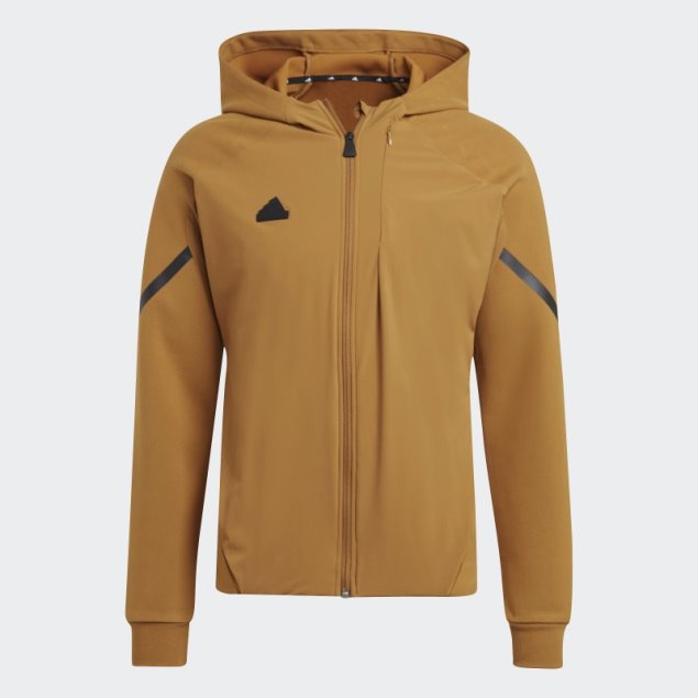 Chamarra De Chándal Premium Con Cremallera Completa Diseñada En Bronce 4 Gameday Adidas