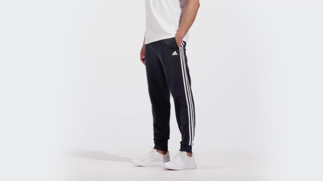 Pantalones De Chándal Adidas Essentials Warm-up Tapered 3-stripes Tinta