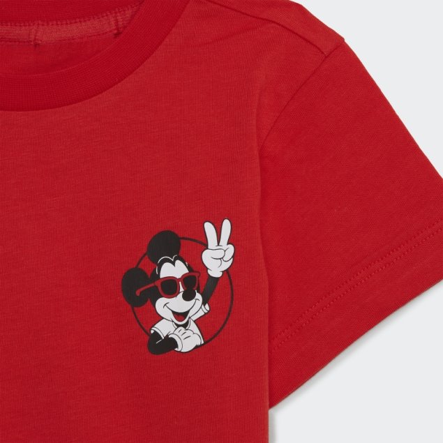 Camiseta Adidas Disney Mickey Y Amigos Roja