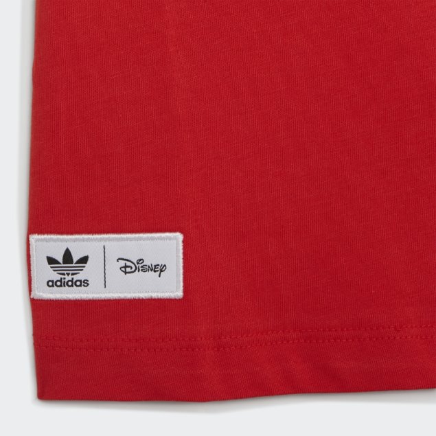 Camiseta Adidas Disney Mickey Y Amigos Roja