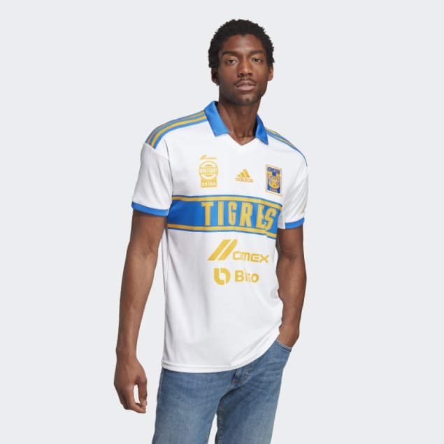 Camiseta Blanca Tigres Uanl 23/24 Tercera Equipación Adidas