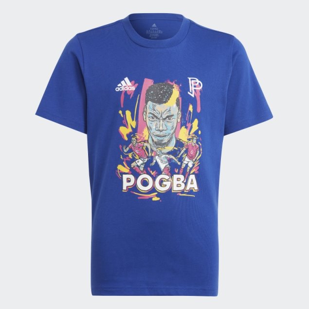 Adidas Pogba Gráfico Camiseta Azul