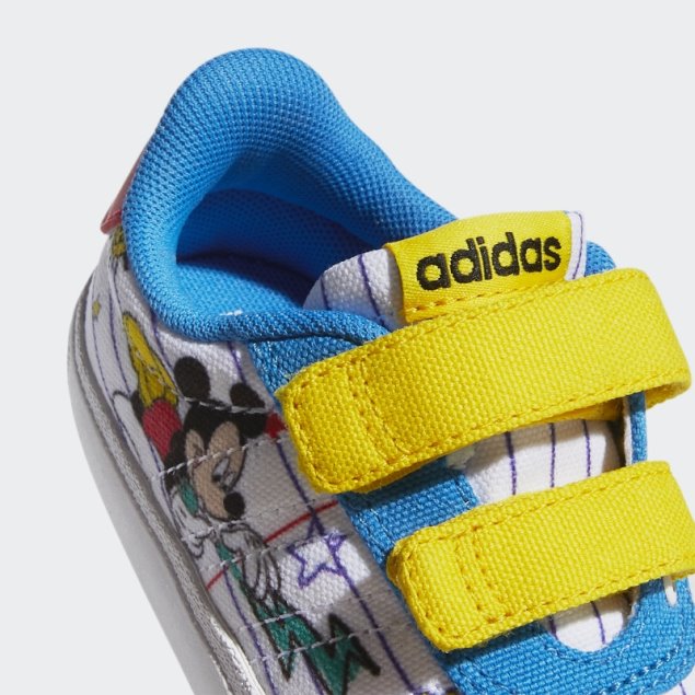 Blanco Adidas X Disney Mickey Mouse Vulc Raid3r Zapatos