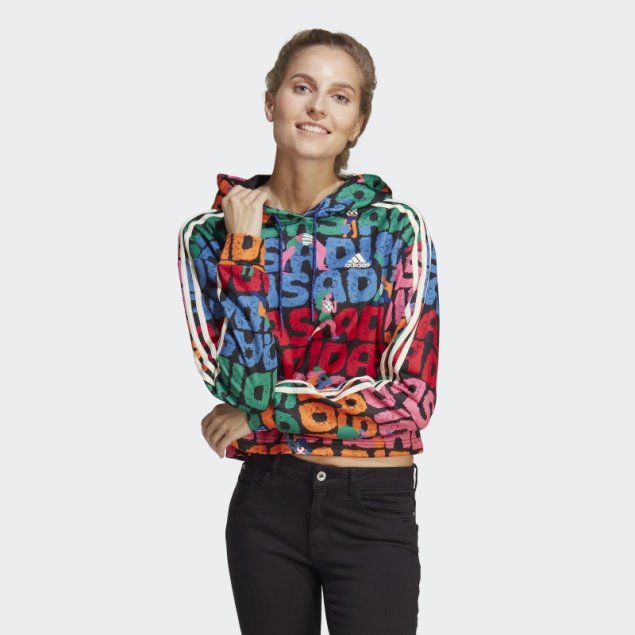 Sudadera Adidas Farm Rio 3 Rayas Negro