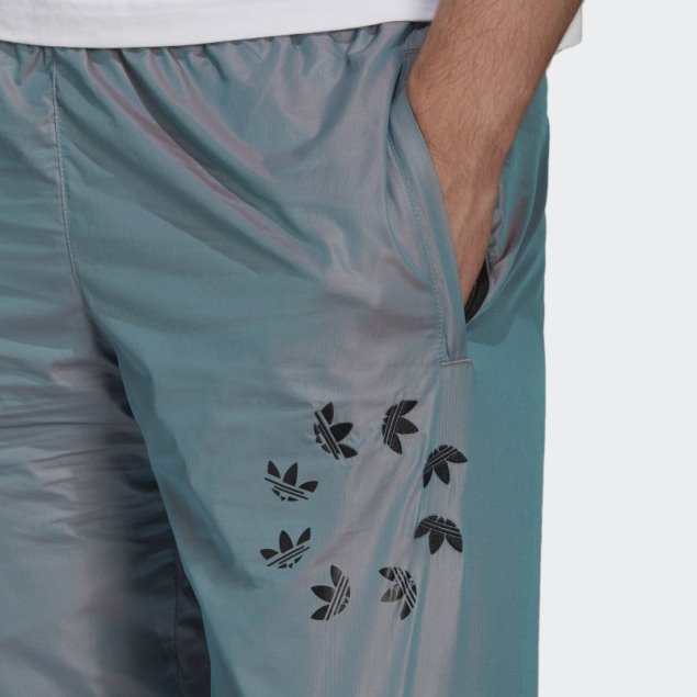 Adidas Pantalones De Chándal Multicolor Adicolor Con Trébol Destrozado