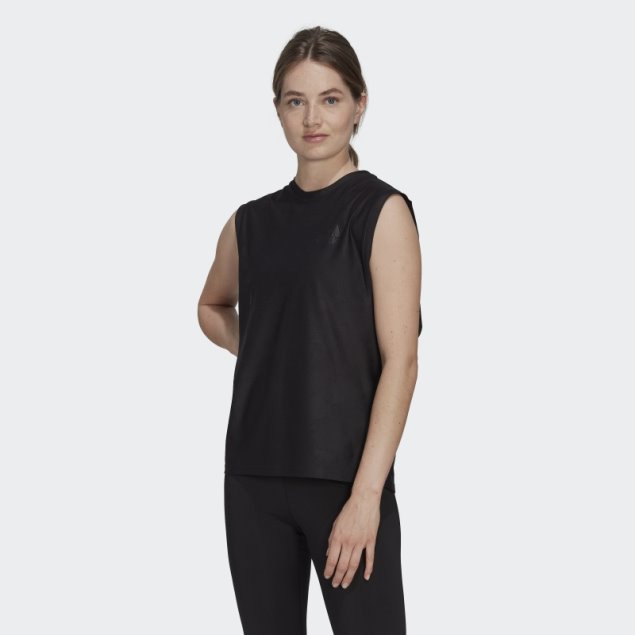 Camiseta De Tirantes De Running Made To Be Remade Negra Adidas