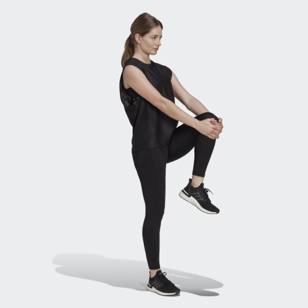 Camiseta De Tirantes De Running Made To Be Remade Negra Adidas