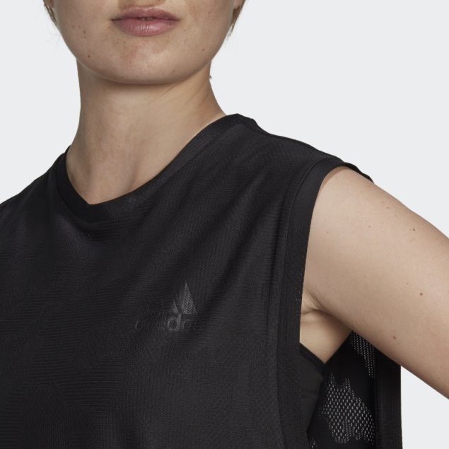 Camiseta De Tirantes De Running Made To Be Remade Negra Adidas