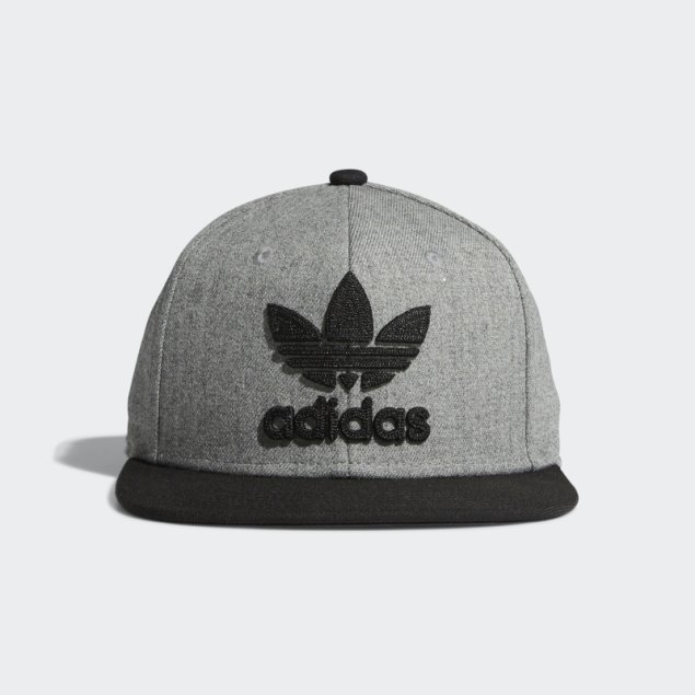 Gorra Adidas Trefoil Chain Snap-back Gris Medio