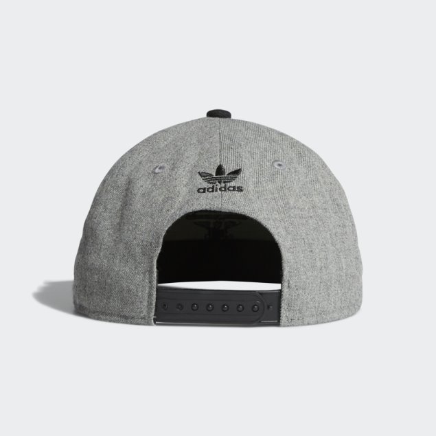 Gorra Adidas Trefoil Chain Snap-back Gris Medio