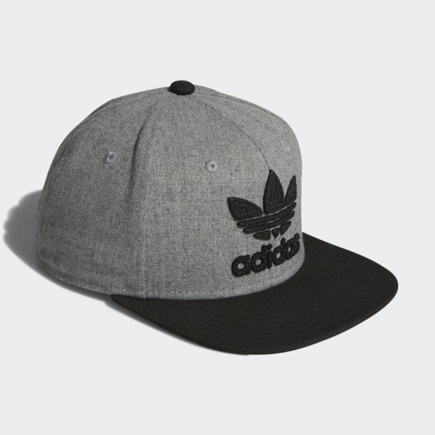 Gorra Adidas Trefoil Chain Snap-back Gris Medio
