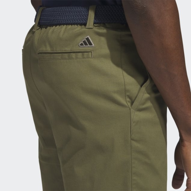 Adidas Go-to Shorts De Golf De 9 Pulgadas En Verde Oliva