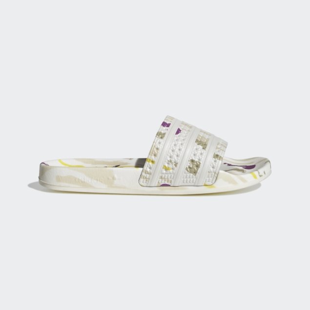 Chanclas Adidas Adilette Thebe Magugu Blancas