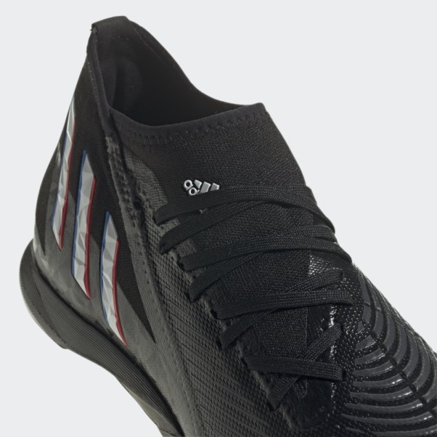 Adidas Predator Edge.3 Turf Zapatos De Fútbol Negro