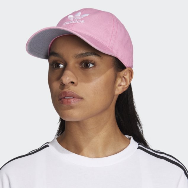 Gorra Holgada Con Tira Trasera Adidas Rosa