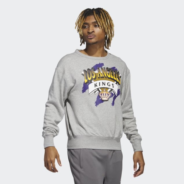 Sudadera Adidas Vintage Kings Gris Medio