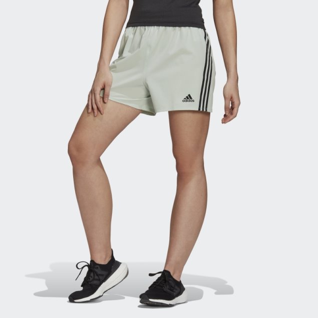 Pantalones Cortos Tejidos De 3 Rayas De Trainicons Adidas Verde