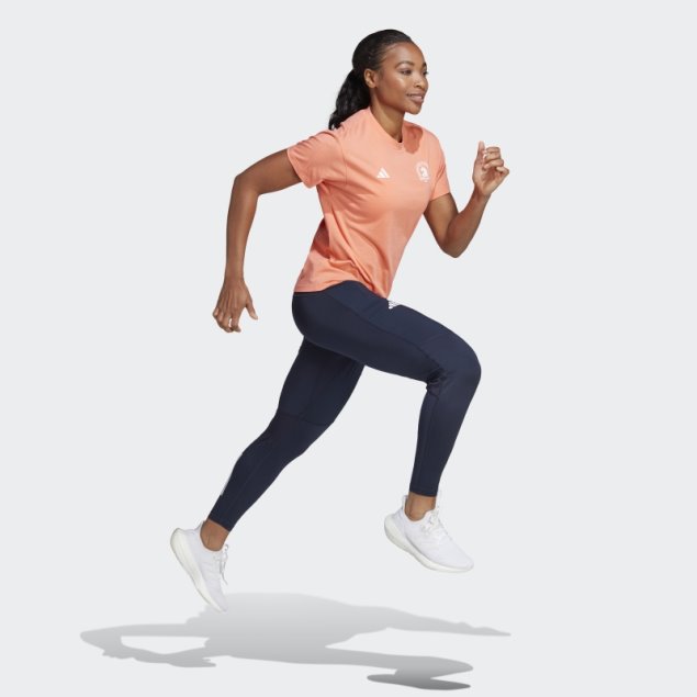 Camiseta De Running Adidas Boston Marathon 2023 Hecha Con Naturaleza Coral