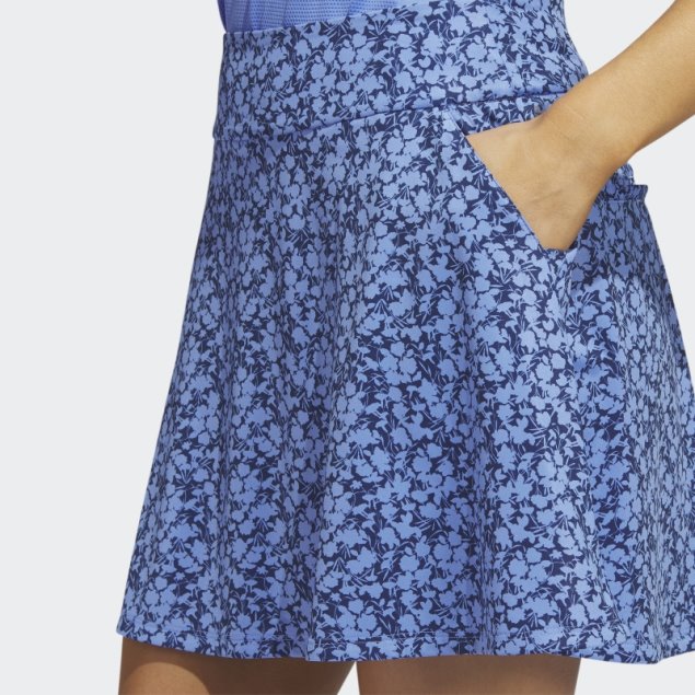 Falda Pantalón De Golf De 16 Pulgadas Estampada Adidas Azul Marino
