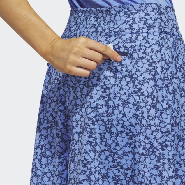 Falda Pantalón De Golf De 16 Pulgadas Estampada Adidas Azul Marino