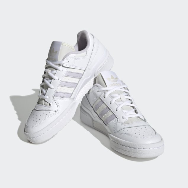 Moda Blanco Adidas Forum Bajo Zapatos Clásicos