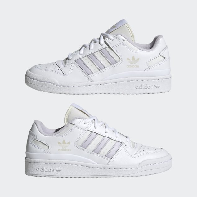 Moda Blanco Adidas Forum Bajo Zapatos Clásicos