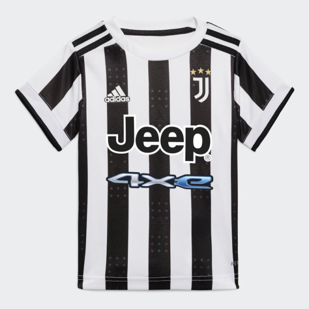 Conjunto Bebé Adidas Juventus 21/22 Primera Equipación Blanco