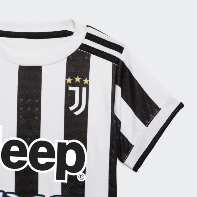 Conjunto Bebé Adidas Juventus 21/22 Primera Equipación Blanco