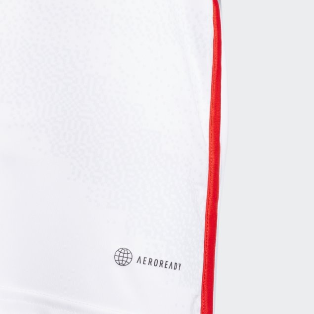 Camiseta Chile 22 Segunda Equipación Adidas Blanca